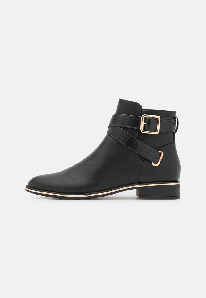 Bottines Anna Field Block heel Zip UP Noir Femme | JCK-9906808